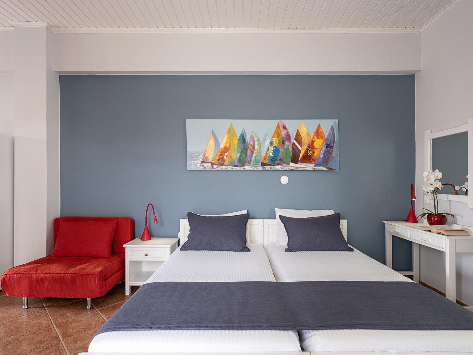 Elena Seafront Luxury Apartments Almirida Стая снимка